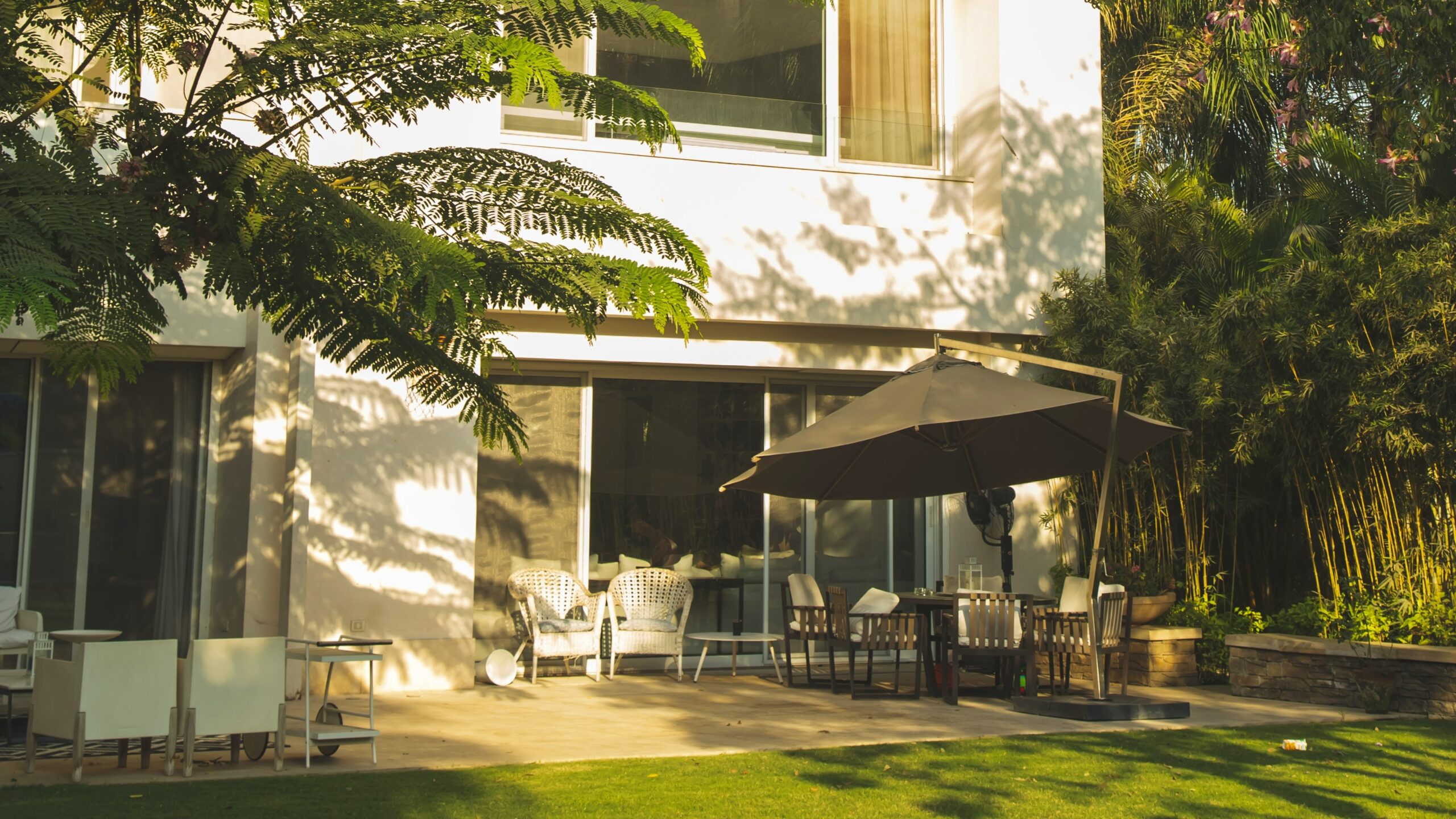 Casa perto do mar exterior