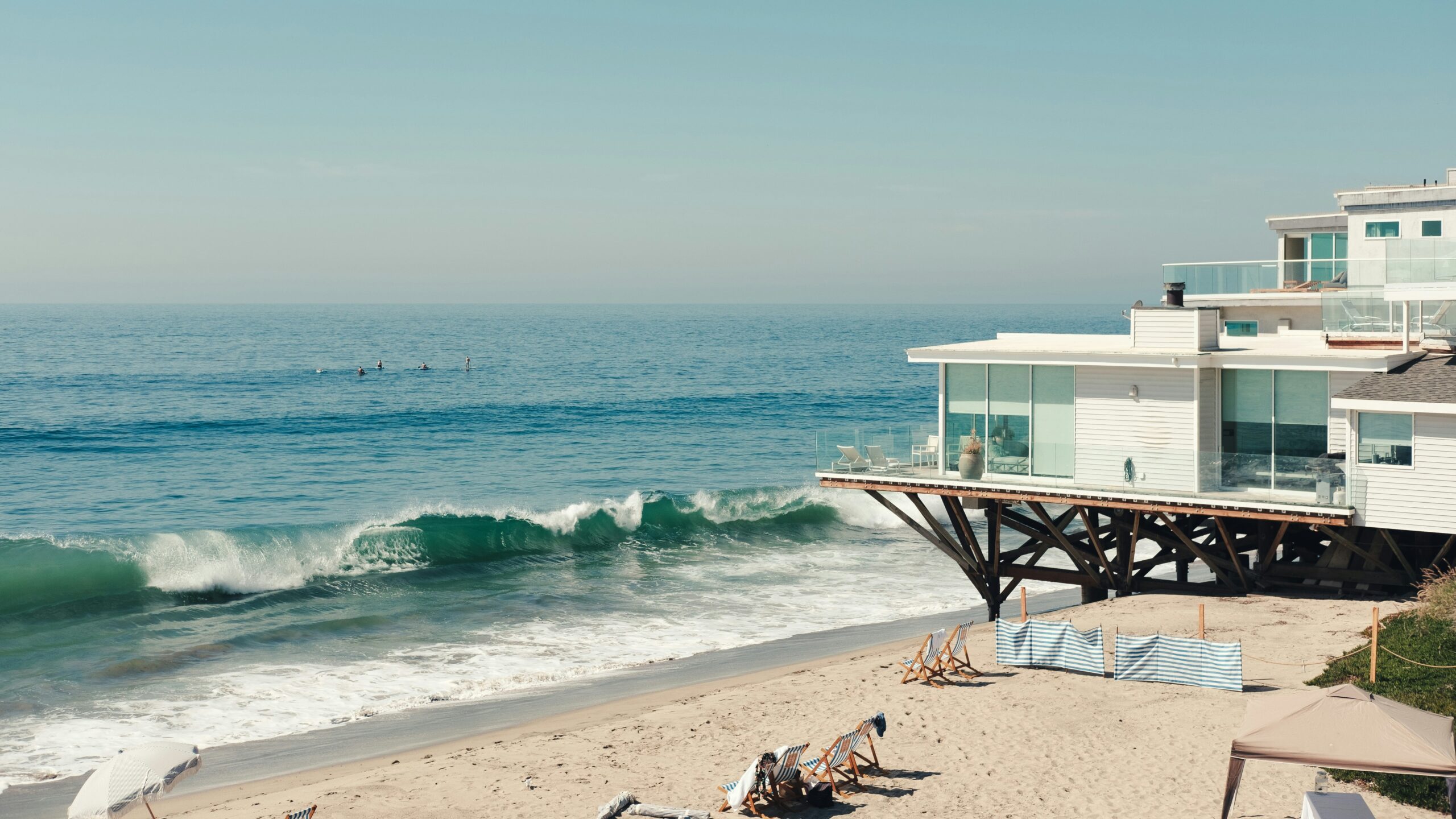 Casa perto do mar sol